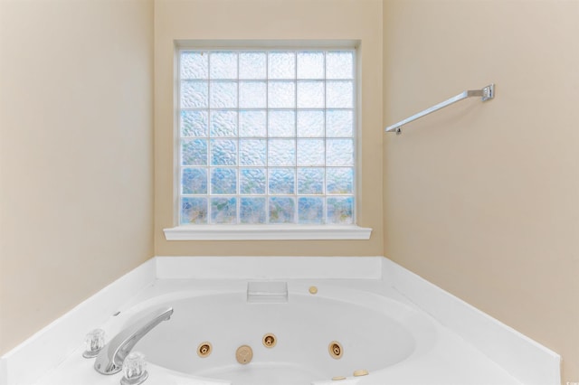 bathroom with a bathing tub