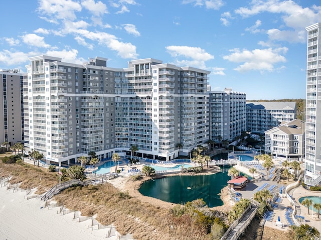 view of property featuring a water view