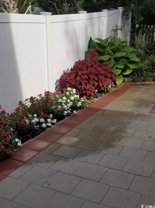 view of yard featuring a patio area