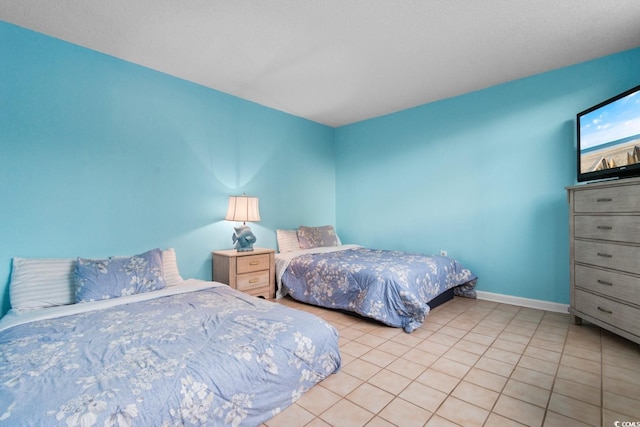 view of tiled bedroom