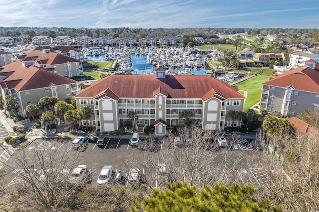 4210 Coquina Harbour Dr Unit A-16, Little River, SC 29566 - aerial view of a nearby body of water and numerous boat docks
