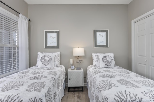 4210 Coquina Harbour Dr Unit A-16, Little River, SC 29566 - bedroom featuring a closet and wood finished floors