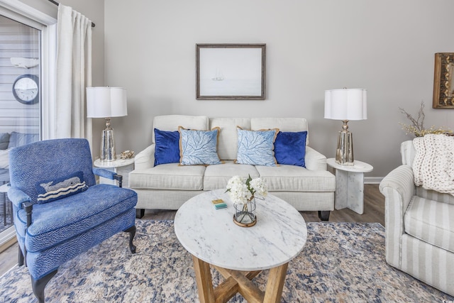 4210 Coquina Harbour Dr Unit A-16, Little River, SC 29566 - living area with wood finished floors and baseboards