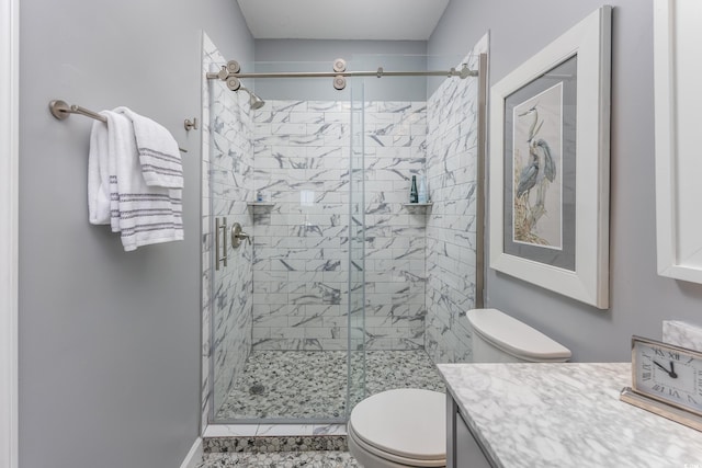 4210 Coquina Harbour Dr Unit A-16, Little River, SC 29566 - bathroom with vanity and a shower stall