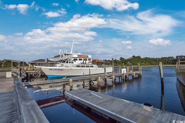 4210 Coquina Harbour Dr Unit A-16, Little River, SC 29566 - dock with a water view