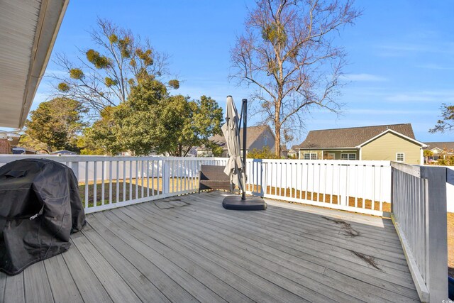 789 University Forest Cir, Conway, SC 29526 - view of wooden deck