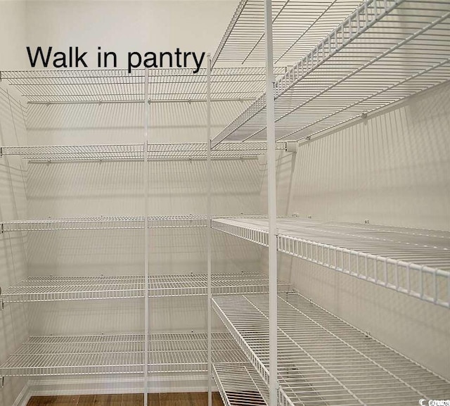 view of pantry