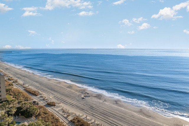 water view with a beach view