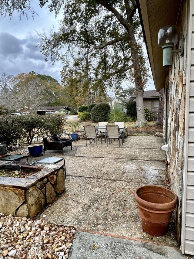 view of patio