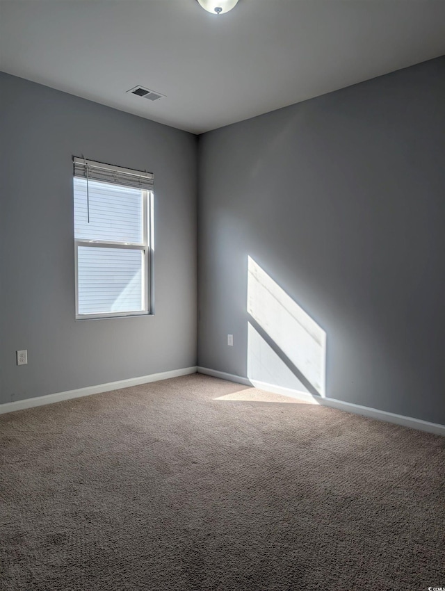 spare room featuring carpet flooring