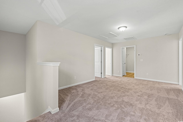 112 Lakota Loop, Longs, SC 29568 - carpeted empty room featuring attic access and baseboards
