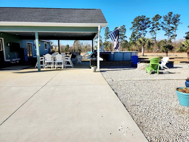 view of patio