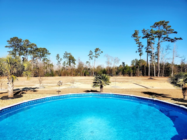 view of pool