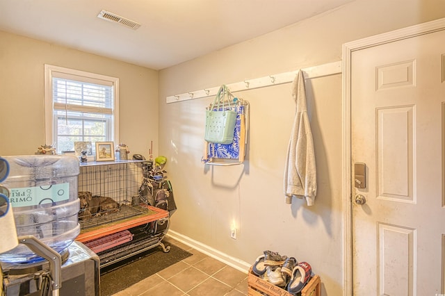 bathroom featuring tile patterned flooring