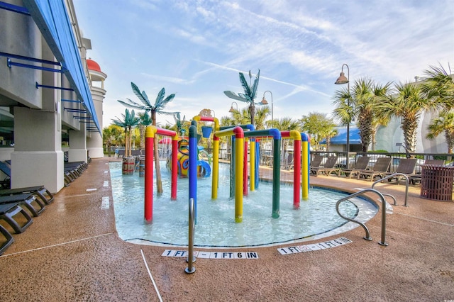 view of jungle gym