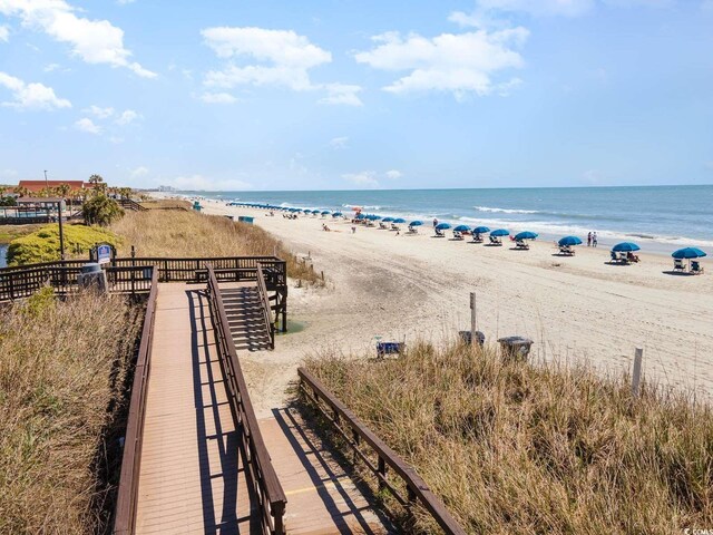 5905 S Kings Hwy Unit 908C, Myrtle Beach, SC 29575 - property view of water with a view of the beach