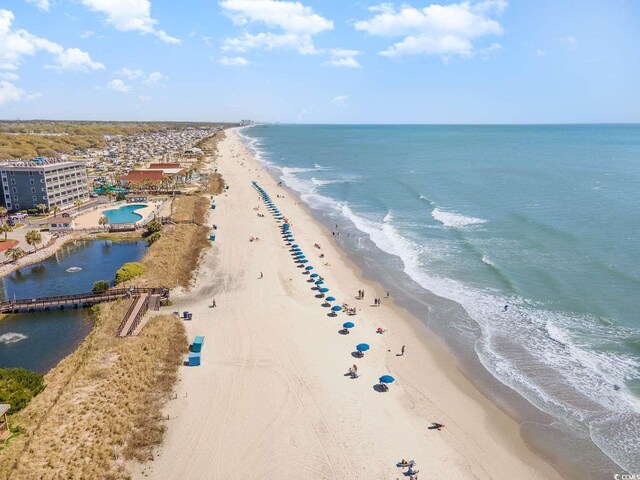 5905 S Kings Hwy Unit 908C, Myrtle Beach, SC 29575 - property view of water with a beach view