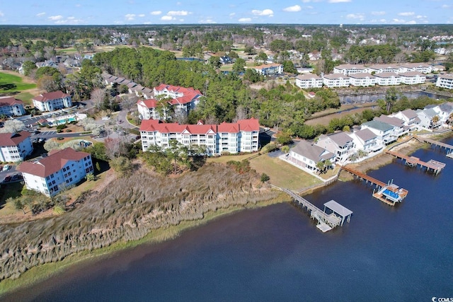 4560 Greenbriar Dr Unit 102-B, Little River, SC 29566 - aerial view with a water view