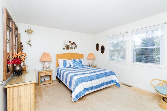 bedroom featuring carpet flooring