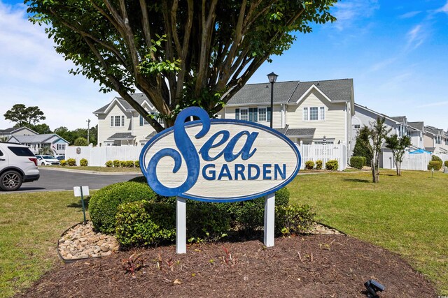 618 3rd Ave S Unit 4D, North Myrtle Beach, SC 29582 - community / neighborhood sign featuring a residential view