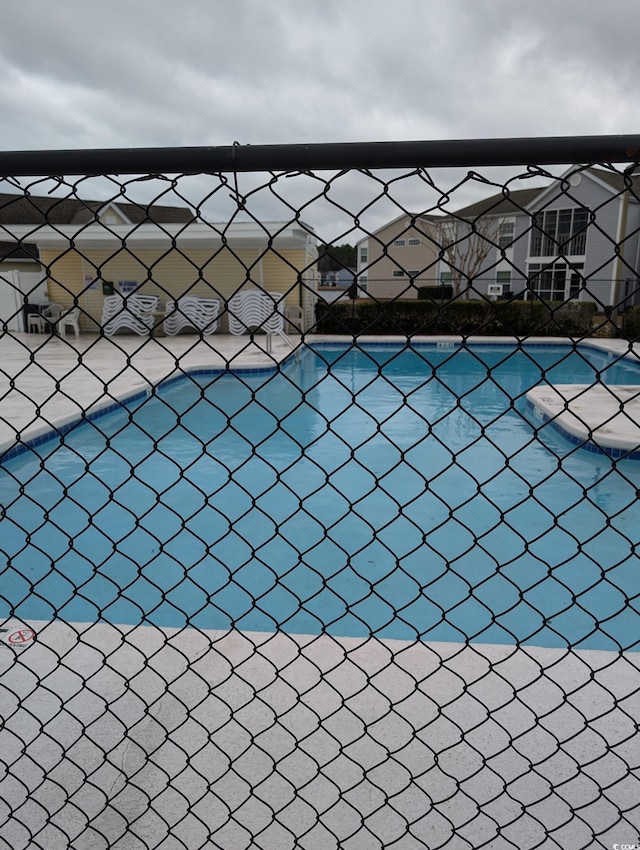 view of tennis court