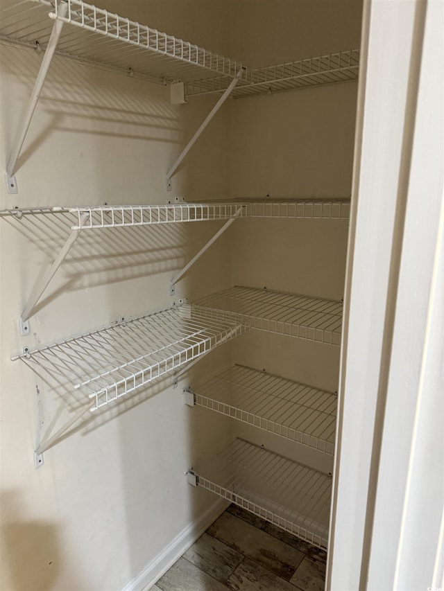 view of pantry