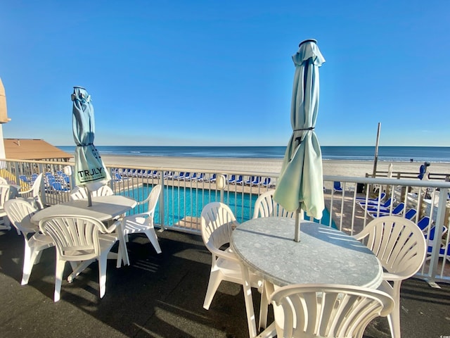 9550 Shore Dr Unit 1226, Myrtle Beach, SC 29572 - exterior space with a water view