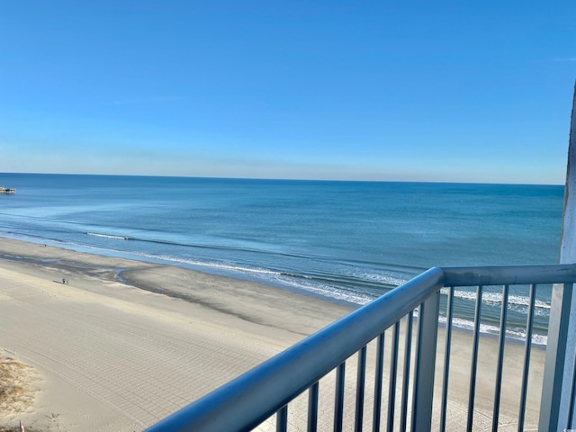 9550 Shore Dr Unit 1226, Myrtle Beach, SC 29572 - property view of water featuring a view of the beach