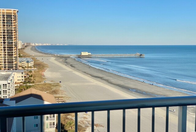 9550 Shore Dr Unit 1226, Myrtle Beach, SC 29572 - water view with a beach view