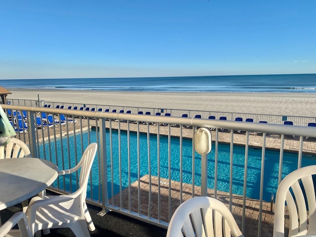 9550 Shore Dr Unit 1226, Myrtle Beach, SC 29572 - balcony with a water view