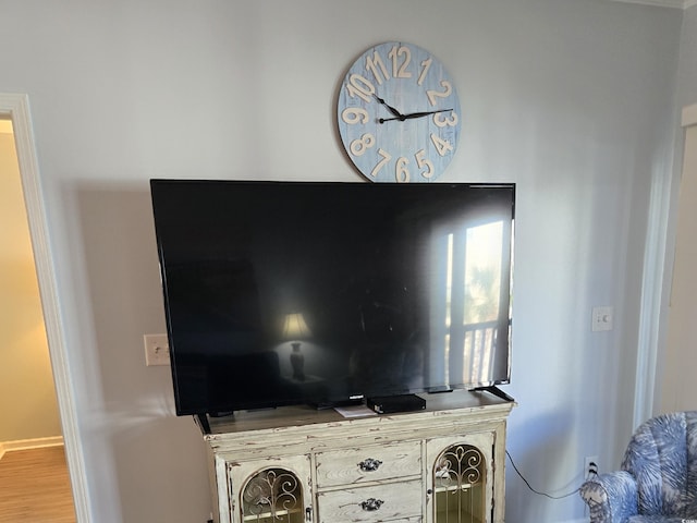 room details with hardwood / wood-style flooring