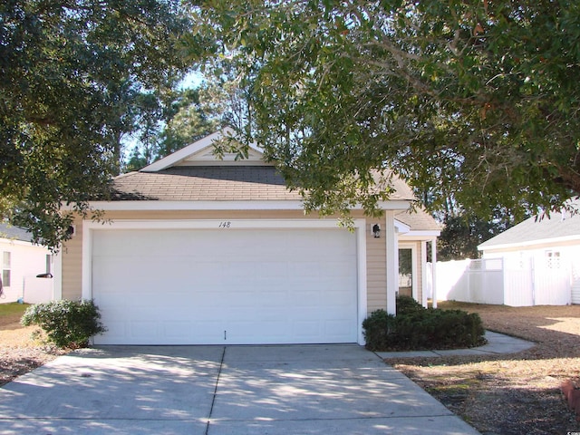 view of front of property