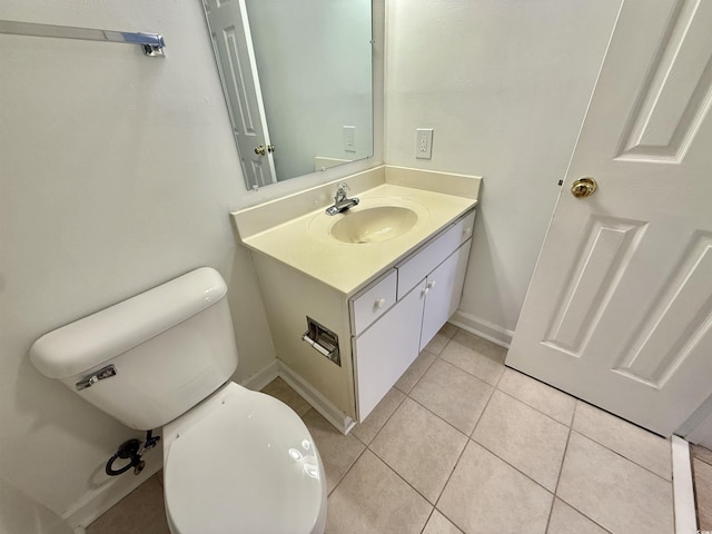 4273 Santolina Way Unit E, Murrells Inlet, SC 29576 - half bath featuring toilet, vanity, tile patterned flooring, and baseboards