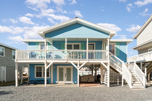 rear view of house featuring a patio area