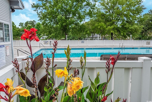 view of pool