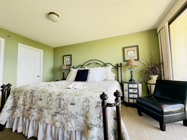 bedroom featuring carpet floors