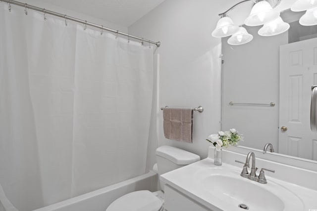 5933 Rahnavard Blvd, Myrtle Beach, SC 29588 - bathroom with toilet, shower / tub combo, and vanity