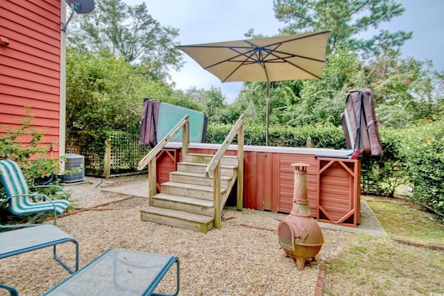 view of jungle gym