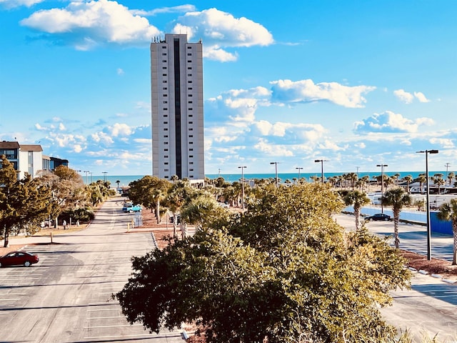 view of home's community featuring a water view