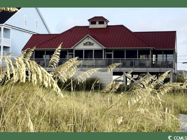 view of horse barn