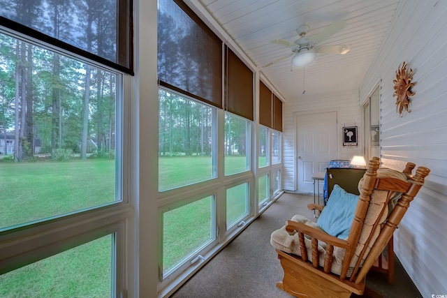 880 Fairway Dr Unit 302Bb, Longs, SC 29568 - sunroom featuring a ceiling fan and a healthy amount of sunlight