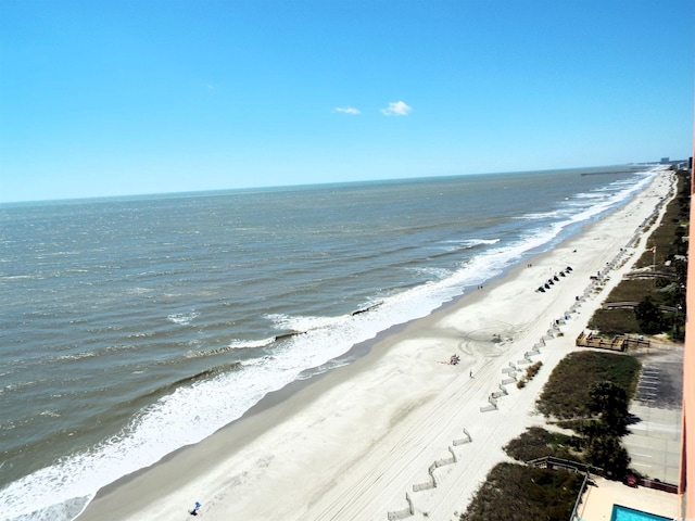 1605 S Ocean Blvd Unit 1602, Myrtle Beach, SC 29577 - water view with a beach view