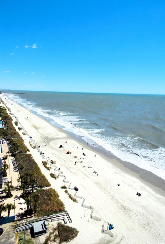 1605 S Ocean Blvd Unit 1602, Myrtle Beach, SC 29577 - water view featuring a beach view
