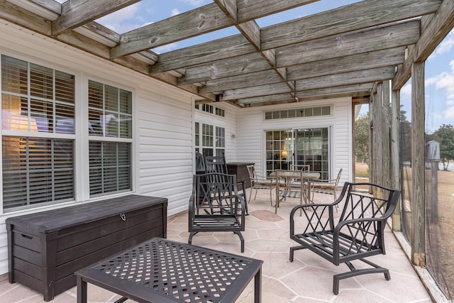 view of patio