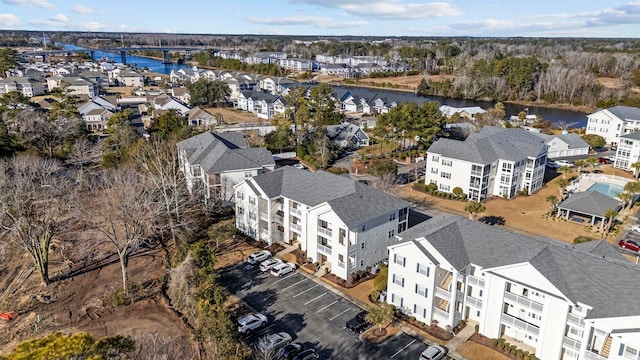 901 W Port Dr Unit 1706, North Myrtle Beach, SC 29582 - aerial view with a water view and a residential view