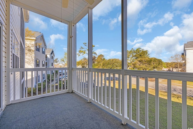901 W Port Dr Unit 1706, North Myrtle Beach, SC 29582 - balcony featuring a ceiling fan