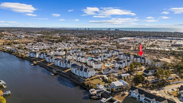 901 W Port Dr Unit 1706, North Myrtle Beach, SC 29582 - aerial view featuring a water view