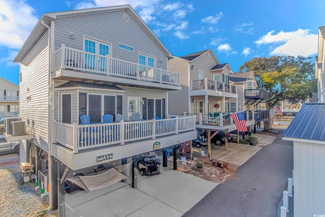 view of rear view of property