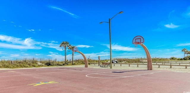 view of sport court