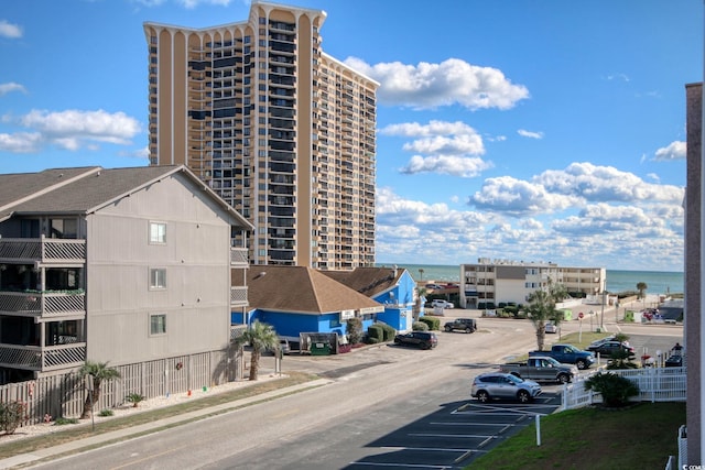 view of property featuring a water view